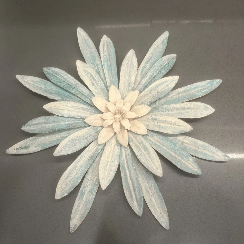 2-Metal Decorative Flower Wall Art  11